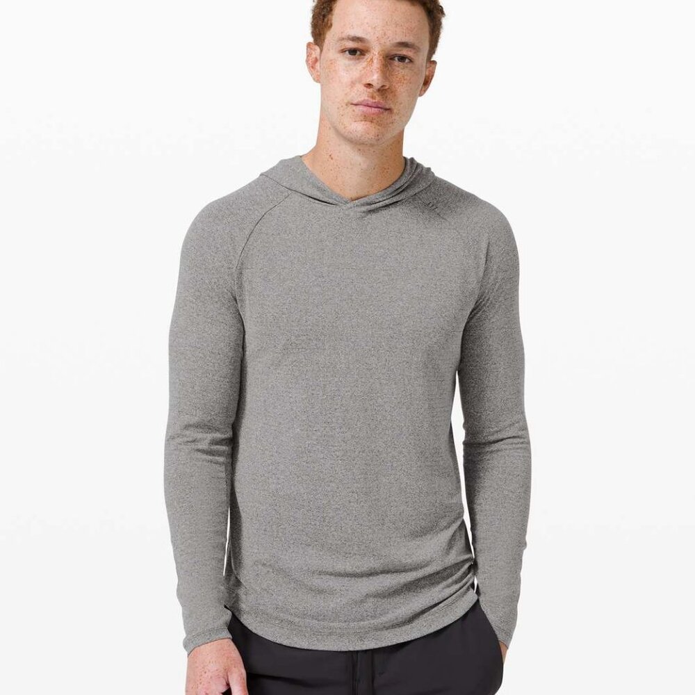 Lululemon Men's Drysense Hoodie - Heathered Black